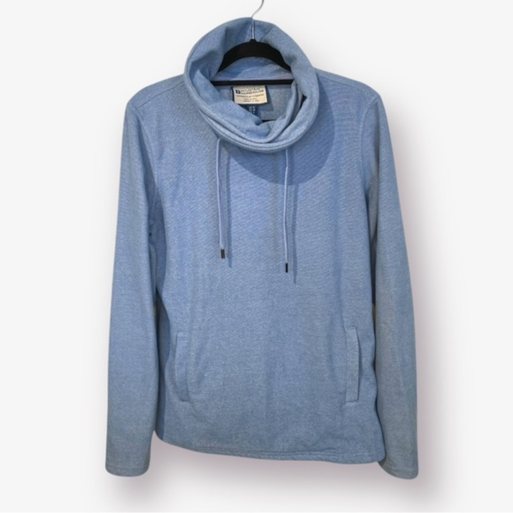 Mountain Warehouse Blue Cowl Neck Sweater Size 6